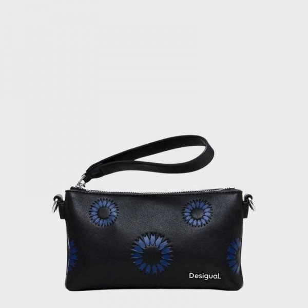 Desigual - Pochette zippée tournesols...