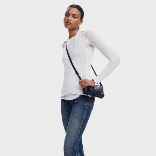 Desigual - Pochette zippée tournesols...