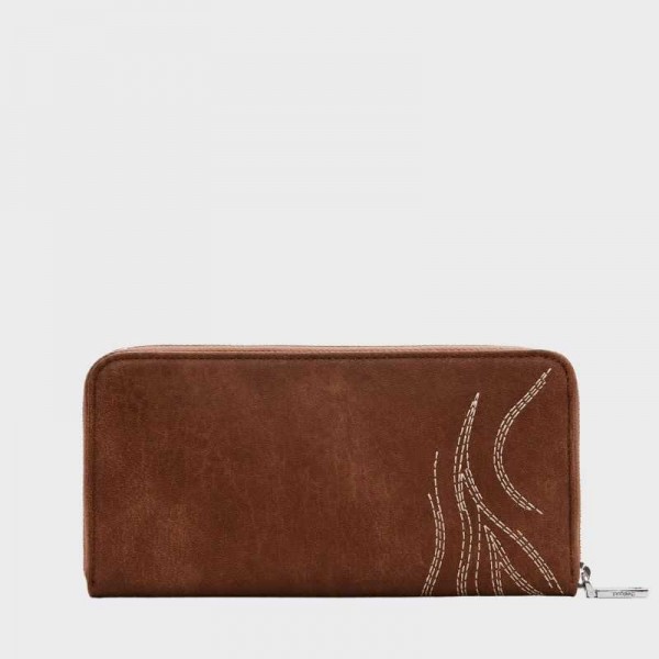 Desigual - Portefeuille camel...