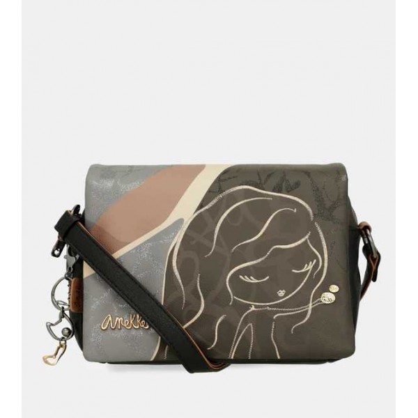 Anekke - Sac bandoulière avec rabat...