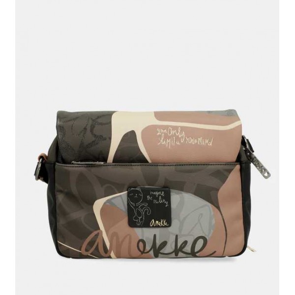 Anekke - Sac bandoulière avec rabat...