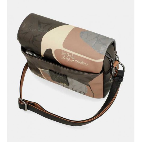 Anekke - Sac bandoulière avec rabat...