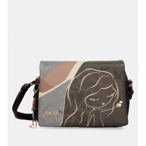 Anekke - Sac bandoulière avec rabat...