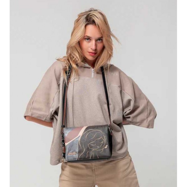 Anekke - Sac bandoulière avec rabat...