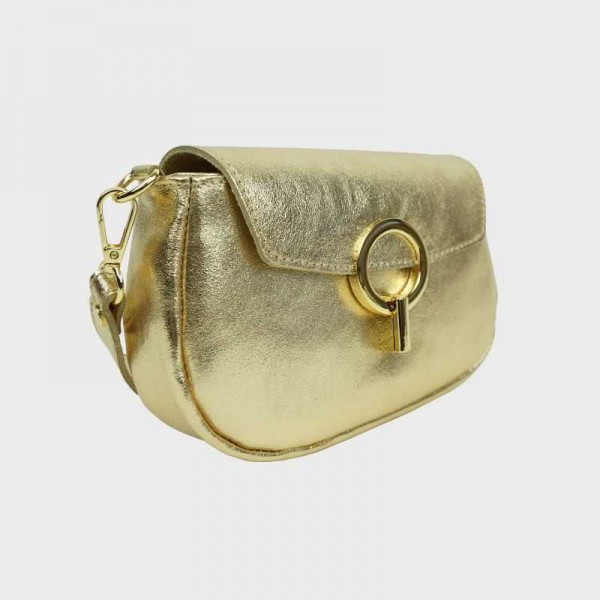 Anais - Sac bandoulière en cuir avec...