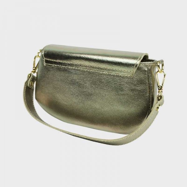 Anais - Sac bandoulière en cuir avec...