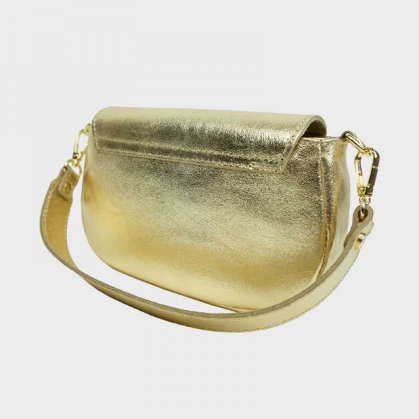 Anais - Sac bandoulière en cuir avec...