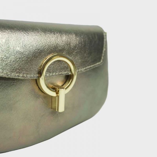 Anais - Sac bandoulière en cuir avec...