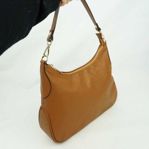 Anais - Sac porté épaule en cuir Myriam