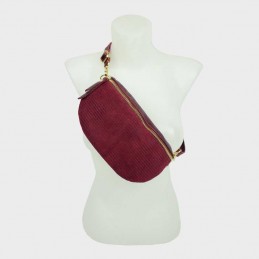 Anais - Sac banane en cuir...