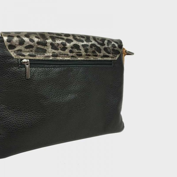 Anais - Sac porté épaule cuir avec...