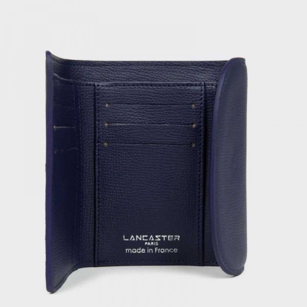 Lancaster - Portefeuille en cuir uni...