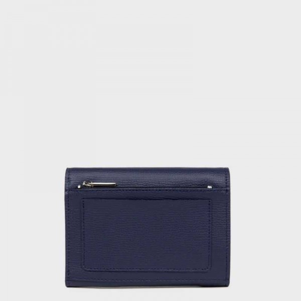 Lancaster - Portefeuille en cuir uni...