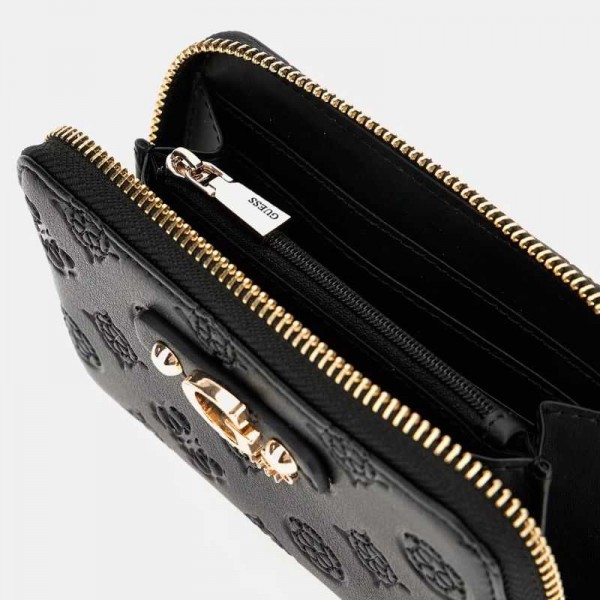 Guess - Portefeuille zippé noir...