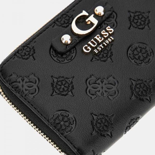 Guess - Portefeuille zippé noir...