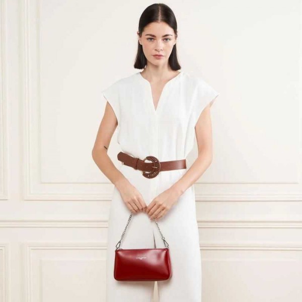 Lancaster - Sac trotteur en cuir...