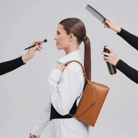 Sac à main Zoé x Lancaster 480-012 Camel