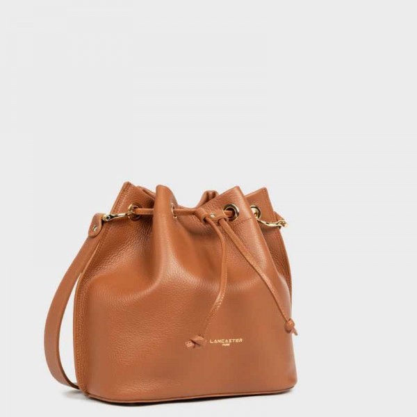 Lancaster - Grand sac bourse en cuir...