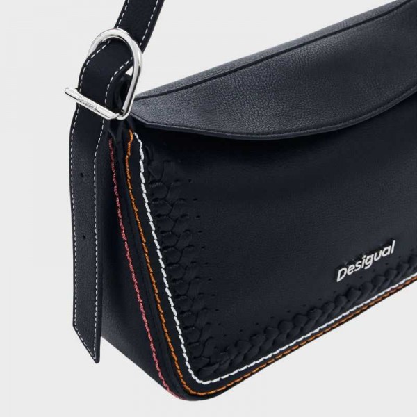 Desigual - Sac porté épaule tressé...