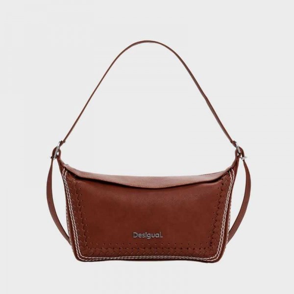 Desigual - Sac porté épaule tressé...