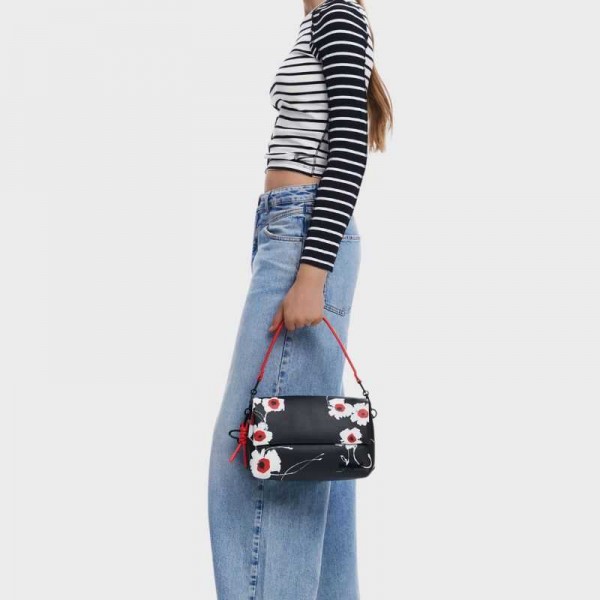 Desigual - Sac bandoulière à fleurs... Desigual - Sac bandoulière à fleurs...