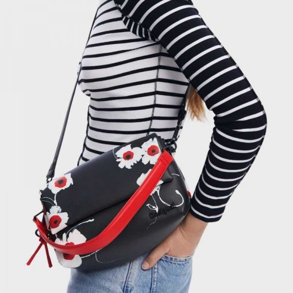 Desigual - Sac bandoulière à fleurs... Desigual - Sac bandoulière à fleurs...