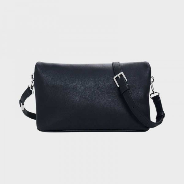 Desigual - Sac bandoulière noir effet... Desigual - Sac bandoulière noir effet...