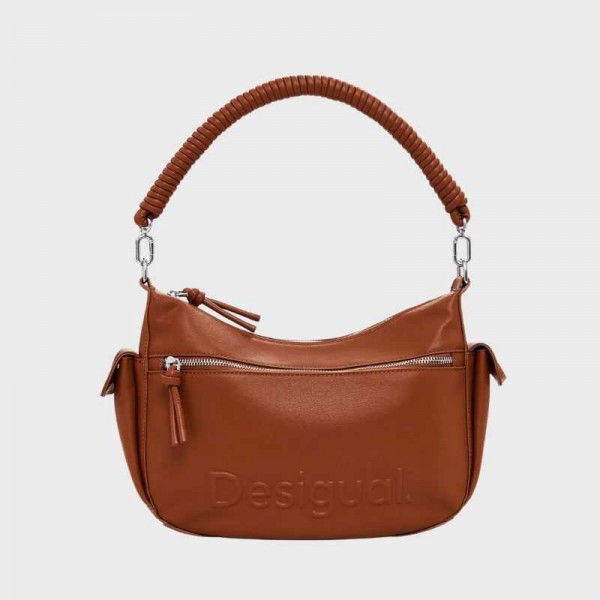 Desigual - Sac porté épaule camel... Desigual - Sac porté épaule camel...