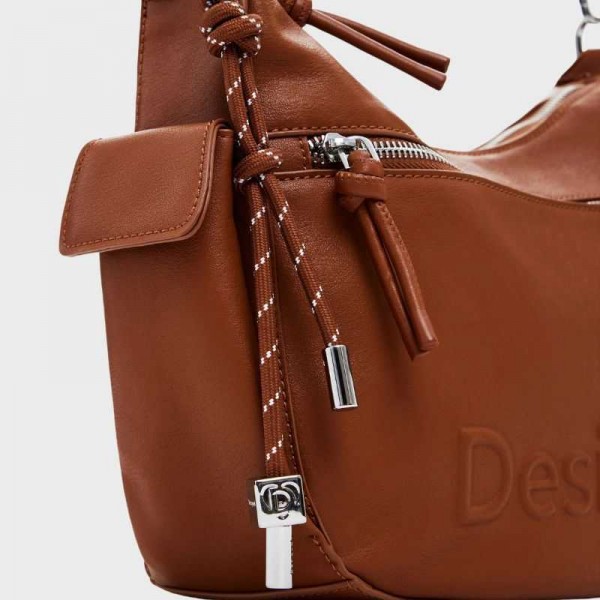 Desigual - Sac porté épaule camel... Desigual - Sac porté épaule camel...