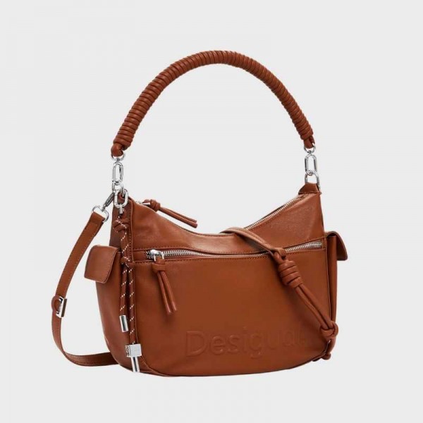 Desigual - Sac porté épaule camel... Desigual - Sac porté épaule camel...