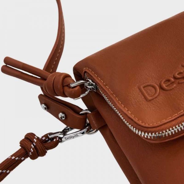 Desigual - Pochette téléphone camel...