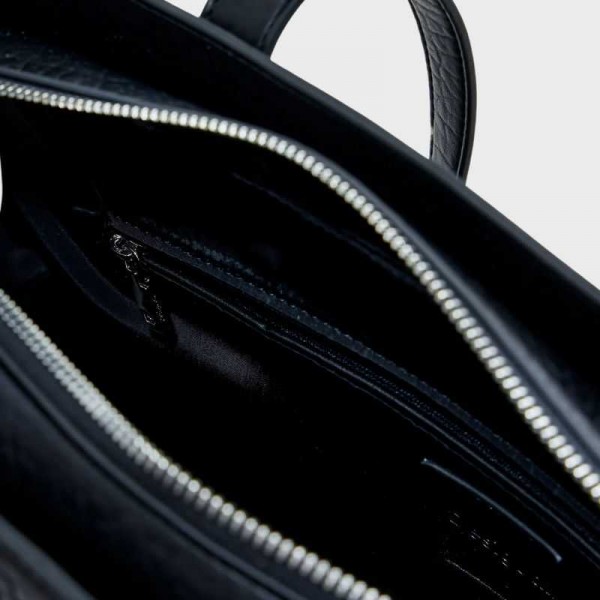 Desigual - Sac cabas noir brodé 25saxpbp