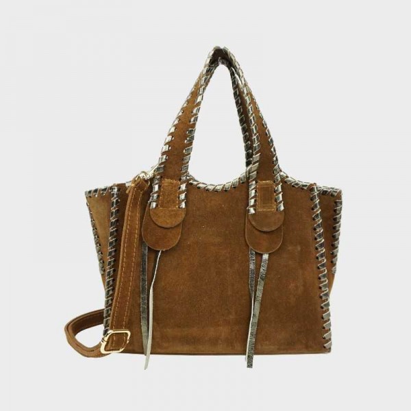 Anais - Sac à main en croûte de cuir... Anais - Sac à main en croûte de cuir...