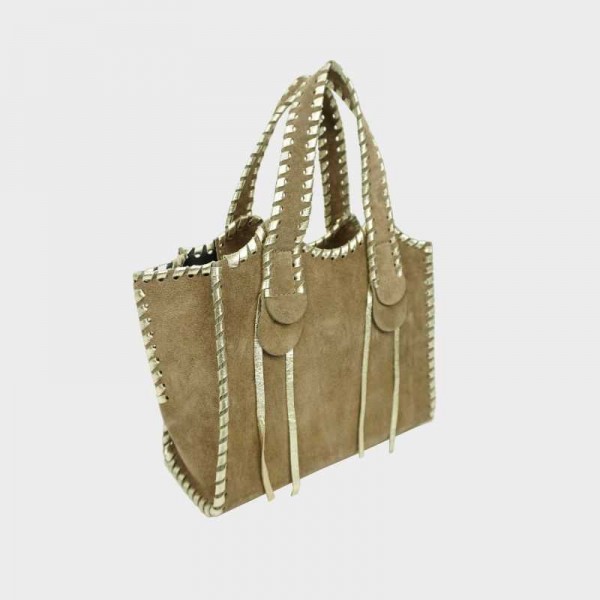 Anais - Sac à main en croûte de cuir...