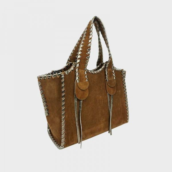 Anais - Sac à main en croûte de cuir... Anais - Sac à main en croûte de cuir...