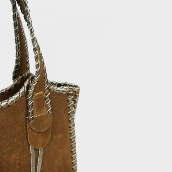 Anais - Sac à main en croûte de cuir... Anais - Sac à main en croûte de cuir...