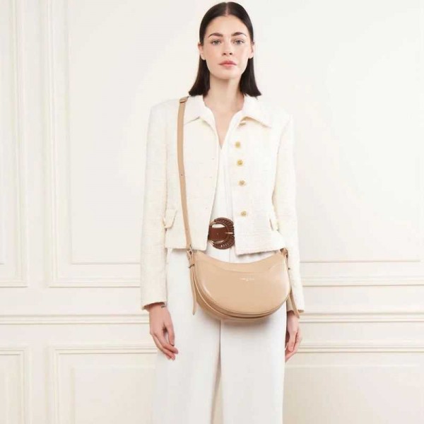 Lancaster- Sac demi-lune en cuir...