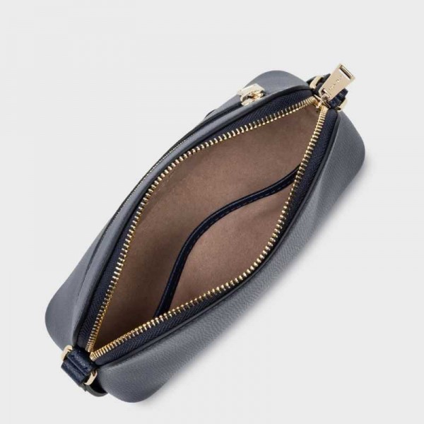 Lancaster - Sac demi lune en cuir...