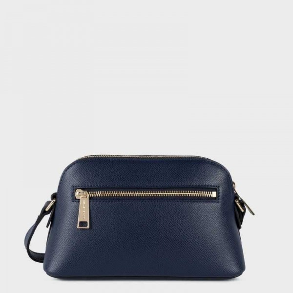 Lancaster - Sac demi lune en cuir...