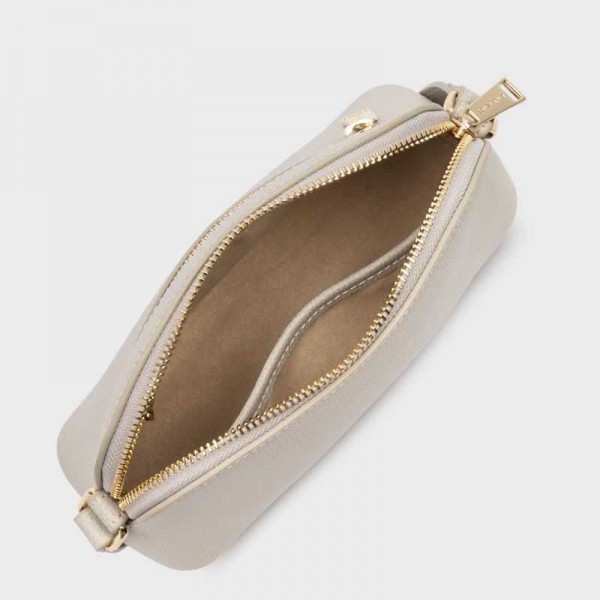 Lancaster - Sac demi lune en cuir... Lancaster - Sac demi lune en cuir...