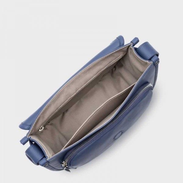 Lancaster - Grand sac besace en cuir...