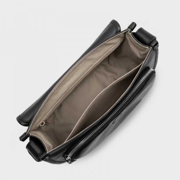 Lancaster - Grand sac besace en cuir...