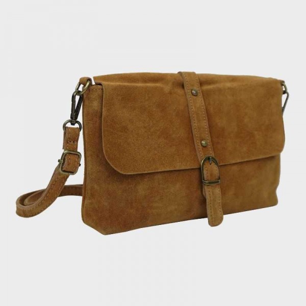 Anais - Sac bandoulière rabat en cuir... Anais - Sac bandoulière rabat en cuir...