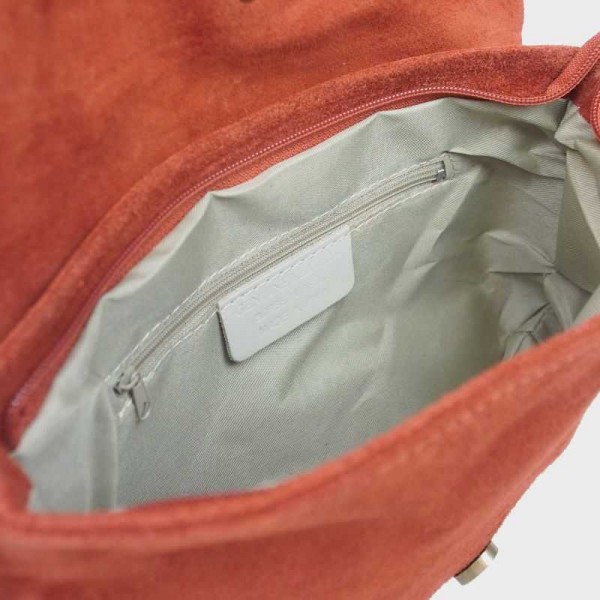 Anais - Sac bandoulière rabat en cuir...