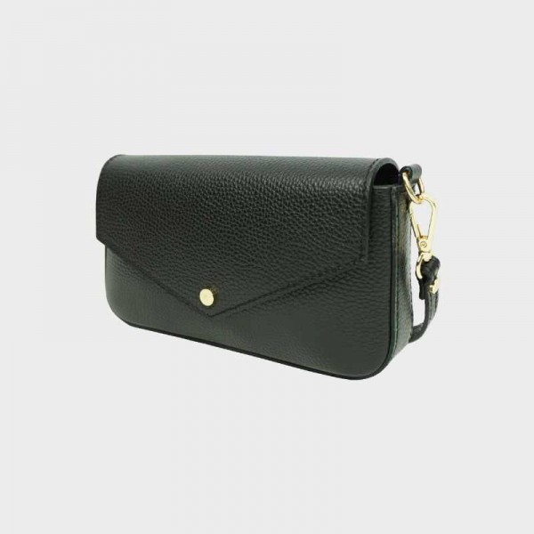 Anais - Petit sac bandoulière en cuir...