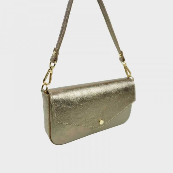 Anais - Petit sac bandoulière en cuir...