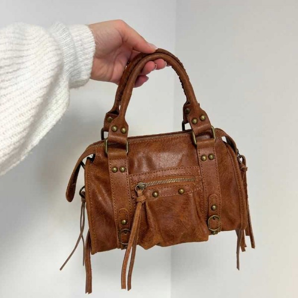 Anais - Petit sac à main cuir mat...