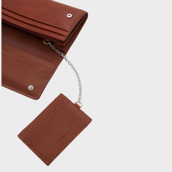 Desigual - Portefeuille tressé à...