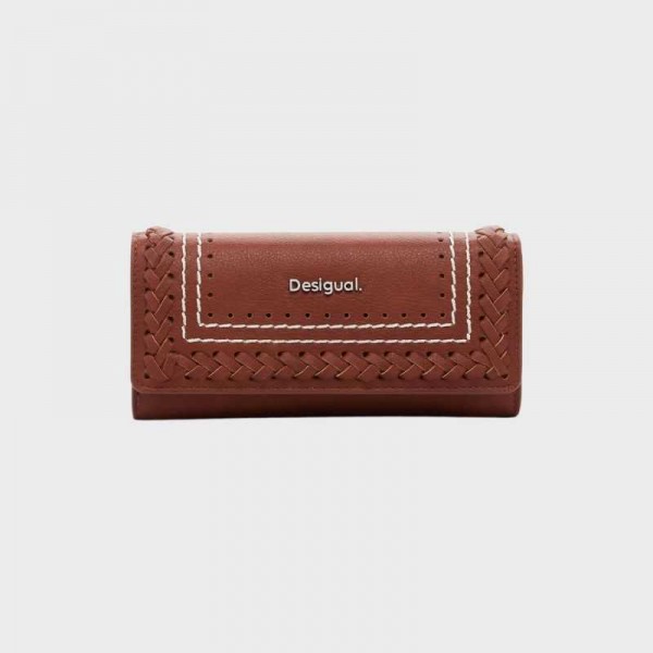 Desigual - Portefeuille tressé à...