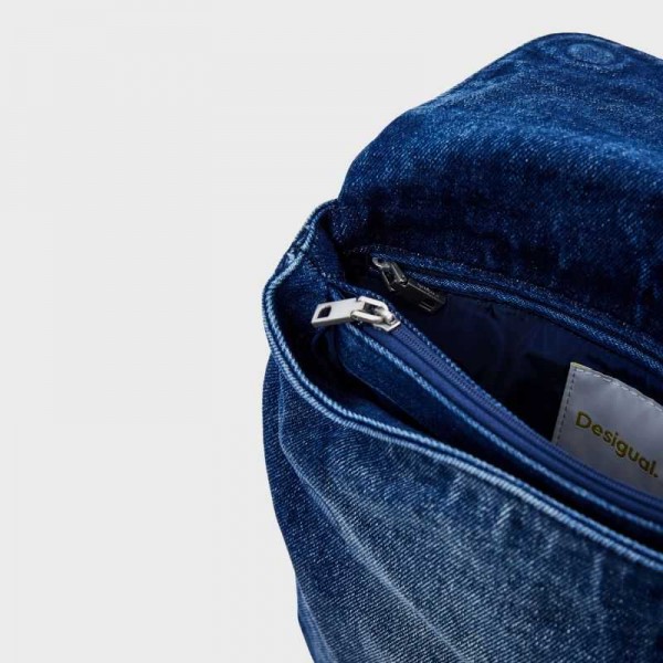 Desigual - Sac à dos en denim 25sakd05 Desigual - Sac à dos en denim 25sakd05